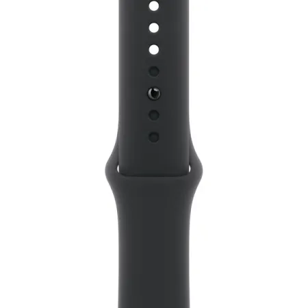 Apple Watch Series 11 42mm Aluminum Jet Black Case Black Sport Band S/M