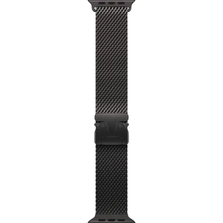 Apple Watch Series Ultra 3 49mm Black Titanium Case with Black Titanium Milanese Loop S